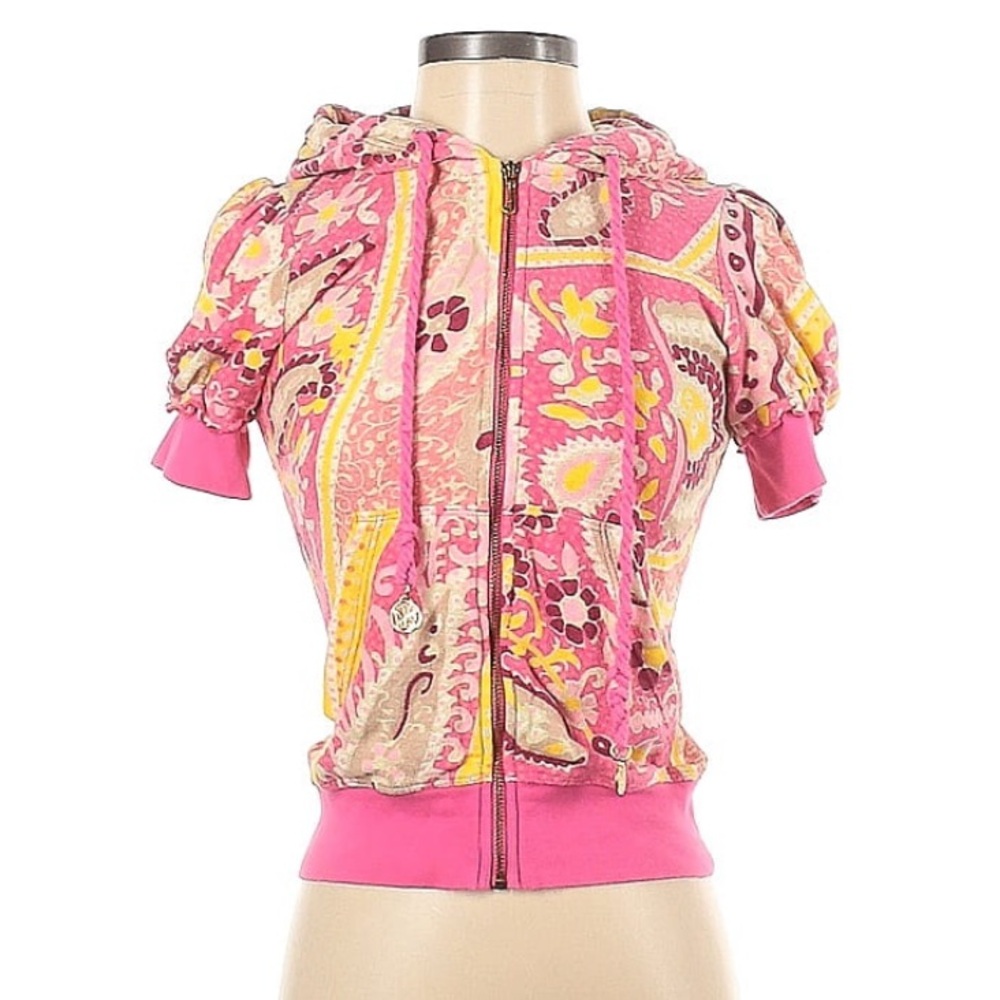 JUICY COUTURE short sleeve tack jacket